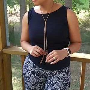 Gold Tassel Necklace